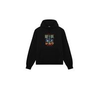 Felpa Dolly Noire da uomo, in misto cotone, colore nero, vestibilità regular,...