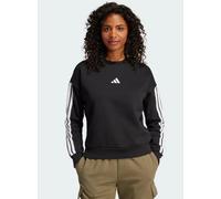 Felpa Donna Adidas Performance Essentials 3-Stripes Fleece - Nero