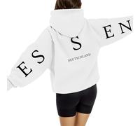 Felpa Donna Cappotto Casual Classico Tinta Unita Felpe con Cappuccio Giacca Sportiva Leggero Hoodie Manica Lunga Cotone Hoodie Autunno Sweatshirt Coperta Felpa Donna Morbido e Delicato sulla Pelle