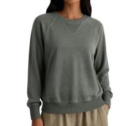Felpa donna collo rotondo maniche raglan base versatile tinta unita