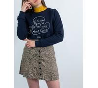 Felpa Donna. Colore Blu Marino. SARÒ GENTILE QUANDO SARETE MENO CATTIVI