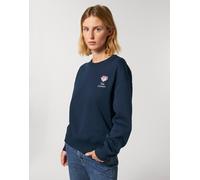 Felpa Donna. Colore Blu Marino. TATA D AMOUR CUORE