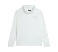 FREDDY - Felpa Donna Comfort Fit con Collo A Tubo, Donna, Beige, Large