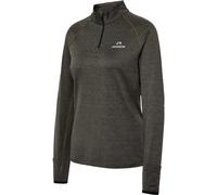 Felpa donna con 1/2 zip Newline Pace Gris XL