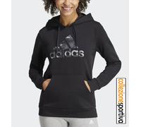 FELPA DONNA CON CAPPUCCIO ADIDAS CAMO GRAPHIC HOODIE IW5154 col. nero