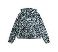 FREDDY - Felpa Donna con Cappuccio Corta in Vita A Fantasia Maculata, Donna, Multicolor, Small