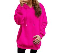 Felpa Donna con Cappuccio e Zip Giacca Sportiva Leggero Hoodie Cotone Manica Lunga Sweatshirt Aperto Tasche Cerniera Felpe Casual Classico Primavera Autunno felpa donna corta Correre Al Mattino