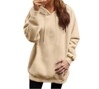Felpa Donna con Cappuccio e Zip Leggera Giacca Sportiva Hoodie Cotone Manica Lunga Sweatshirt Aperto Tasche Cerniera Felpe Casual Streetwear Comode Classico Primavera Autunno felpe Correre Al Mattino
