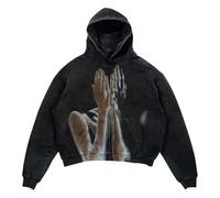 Felpa Donna con Cappuccio e Zip Leggero Giacca in Pile Invernale Tieniti al Caldo Giacche Leggere per Donne e Ragazze Women's Pullover Hoodie Casual in Stile College (Black, XXL)
