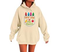 Felpa Donna con Cappuccio - Giacca Sportiva Leggero Hoodie Cotone Manica Lunga Sweatshirt con Tasche Felpe Casual Classico Tinta Unita Maglione Donna Marrone Morbido e Delicato sulla Pelle