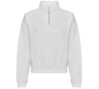 Felpa Donna Con Collo A Zip 1/4 Awdis
