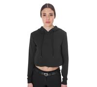 FELPA DONNA CUT OUT CON CAPPUCCIO