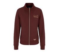 Felpa Donna EA7 Emporio Armani Con Zip 8NTM43 U6063 Marrone