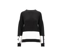 Felpa Donna Elisabetta franchi mk01s56e2 ef3 sweatshirt Bianco, Nero