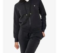 Felpa Donna Full Zip Cappuccio Guess V4YQ06KCAY2 JBLK Nero