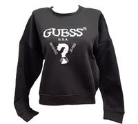 Felpa Donna Girocollo Guess V4BQ11KCHX0 JBLK Nero
