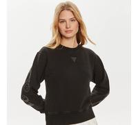 Felpa Donna Girocollo Logo Guess W4YQ17KC8I0 JBLK Nero