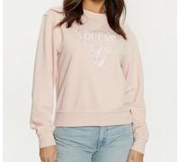 Felpa Donna Guess Logo ModaW5RQ09K8802 A61L Rosa