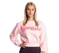 Felpa donna GymBabe cropped senza cappuccio Cherrybloom 1 St