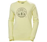 Felpa donna in cotone Helly Hansen F2 Organic Jaune M