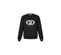 Liu Jo felpa con logo gioiello nero XL
