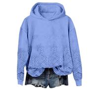Felpa Donna Palestra Felpa Sherpa Donna in Pile Felpe Pesanti Los Angeles Primavera Giacca di Aderente Oversized Sweatshirt Tinta Unita Nera Garzata Cotone Cappuccio con Zip Morbida Pelosa