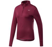 Felpa donna Reebok Running 1/4 Zip Rose 2XS