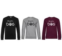 Felpa donna Stampa digitale "life is better with a dog" regalo Amica - dog life
