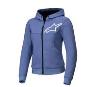 Felpa Donna STELLA CHROME V2 AIR SPORT HOODIE Blu ALPINESTARS - UE: S