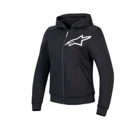 §Felpa Moto Donna Alpinestars Stella Chrome V2 Sport Nero-Bianco§