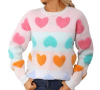 Felpa Donna Zip con Cappuccio Donna Collo Trecce Arancione Orsetto Rombi Panna Fit T Fa Traspirante Ciniglia Cotton Stampate Costine Renne Incrociato Neve Celeste