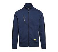 Felpa con zip Diadora Sweatshirt FZ Litework Blu Classico - 702.175943