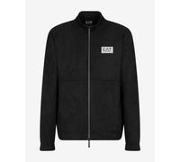 Felpa EA7 Gold Label Full Zip nero puro - M