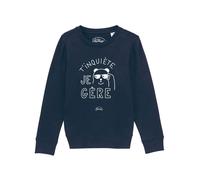 Felpa Enfant. Blu Marine. T'Preoccupato Je Gere