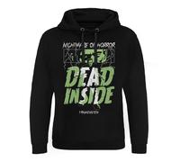 Felpa Epic A Cappuccio Uomo Universal Monsters Frankenstein Dead Inside Nero