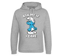 Felpa Epic Con Licenza Ufficiale I Puffi - I Puffi - Chiedimi Se Mi Importa