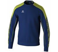 Erima Felpa Evo Star (1072420) Unisex - Adulto, New Navy/Lime, XL