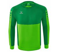 Erima Adulti Casual Felpa Six Wings, Green, L