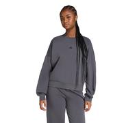 adidas Essentials Felpa Donna-grigio, nero in grigio, Taglia: XS