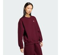 adidas Originals felpa oversize essenziale bordeaux-Rosso XS