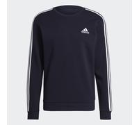 Felpa Essentials Fleece 3-Stripes Legend Ink / White M
