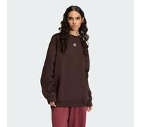 Felpa Essentials Fleece Long Oversized Crew Aurora Coffee L