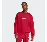 Felpa Essentials Linear in pile Active Maroon / White M