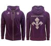 FELPA FIORENTINA ACF CON CAPPUCCIO E ZIP ORIGINALE KAPPA Adulto/a Viola giglio