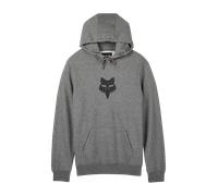 Fox head pullover hoodie grey