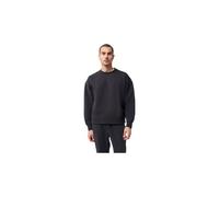 Fox Wordmark Oversized Fleece Crew Black M