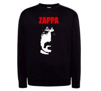 Felpa Frank Zappa con e cappuccio o girocollo musica rock jazz fusion anni 60 70