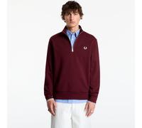 Felpa FRED PERRY Half Zip Sweatshirt Oxblood M
