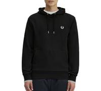 Fred Perry Felpa Con Cappuccio Logo Nero Uomo S