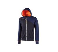 Felpa Full Zip con Cappuccio U-Power Jupiter Blu o Grigio Taglia M-L-XL